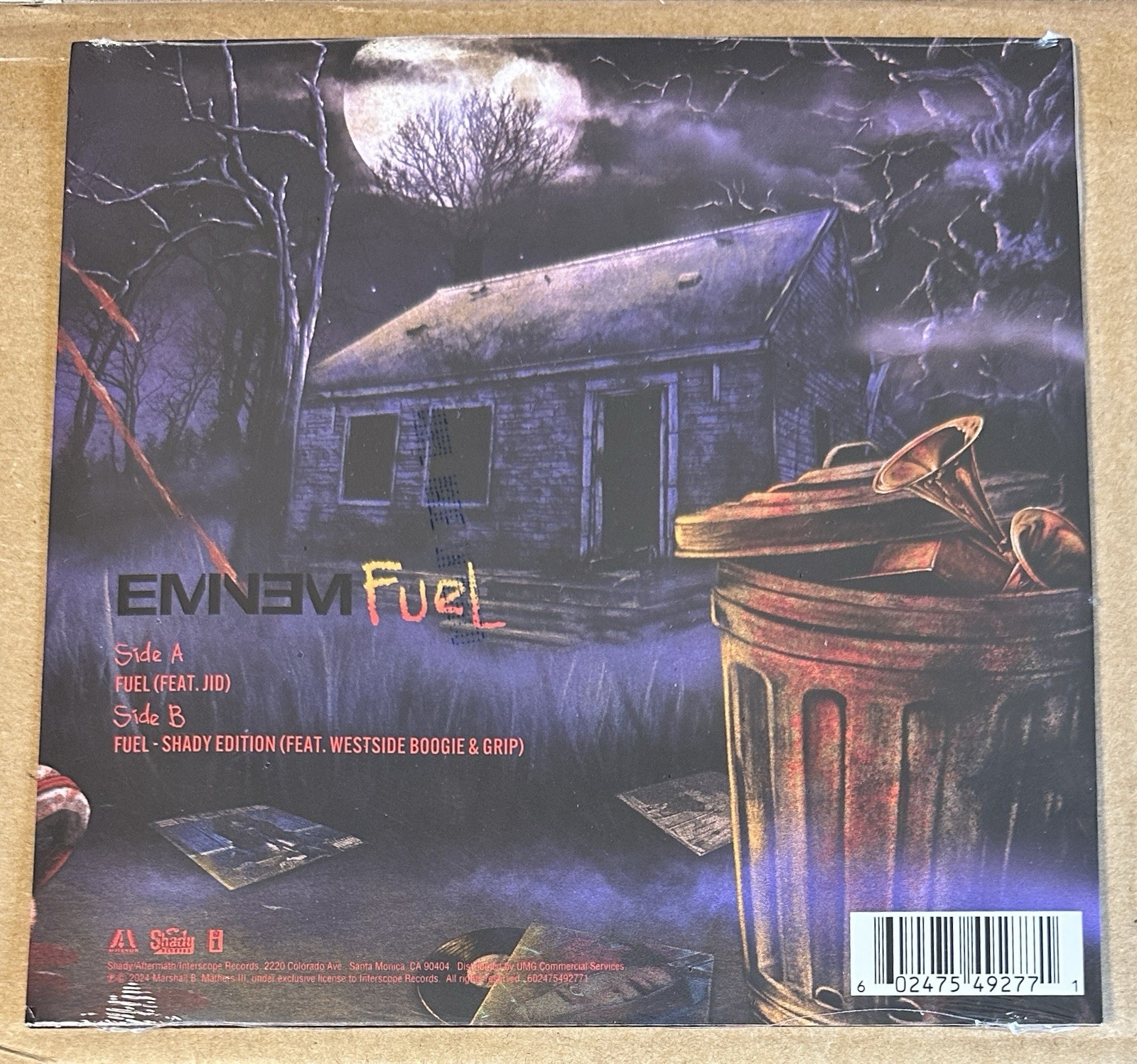 Eminem Fuel 45 7” vinyl Single