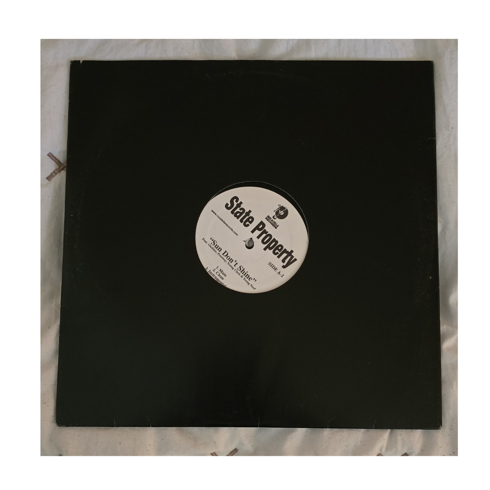 State Property “Sun Don’t Shine / Do U Want Me” 12″ Vinyl Single Roc-A-Fella