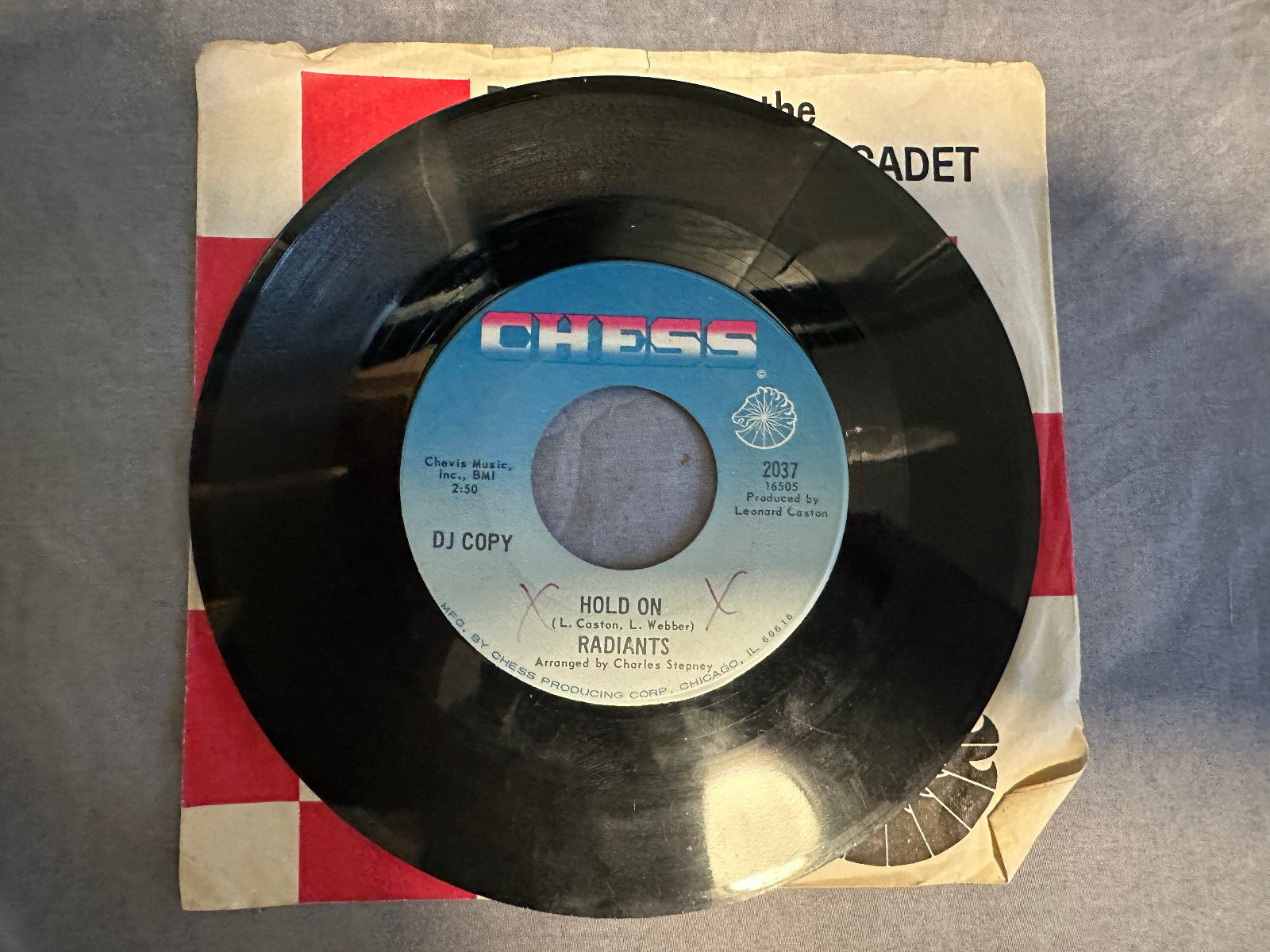 Radiants 45 HOLD ON DJ COPY (Details in Listing)