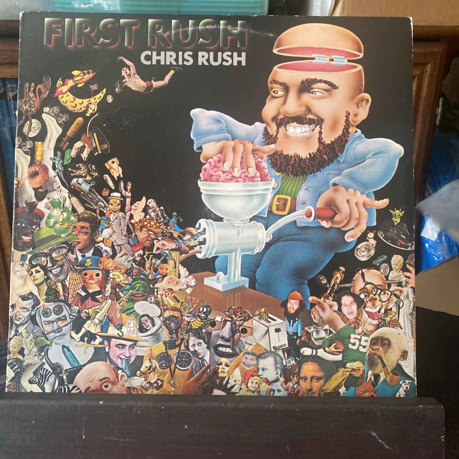 🤣 Chris Rush – First Rush (1973, Vinyl LP) “Even Nice People Get Tv” *COMEDY*