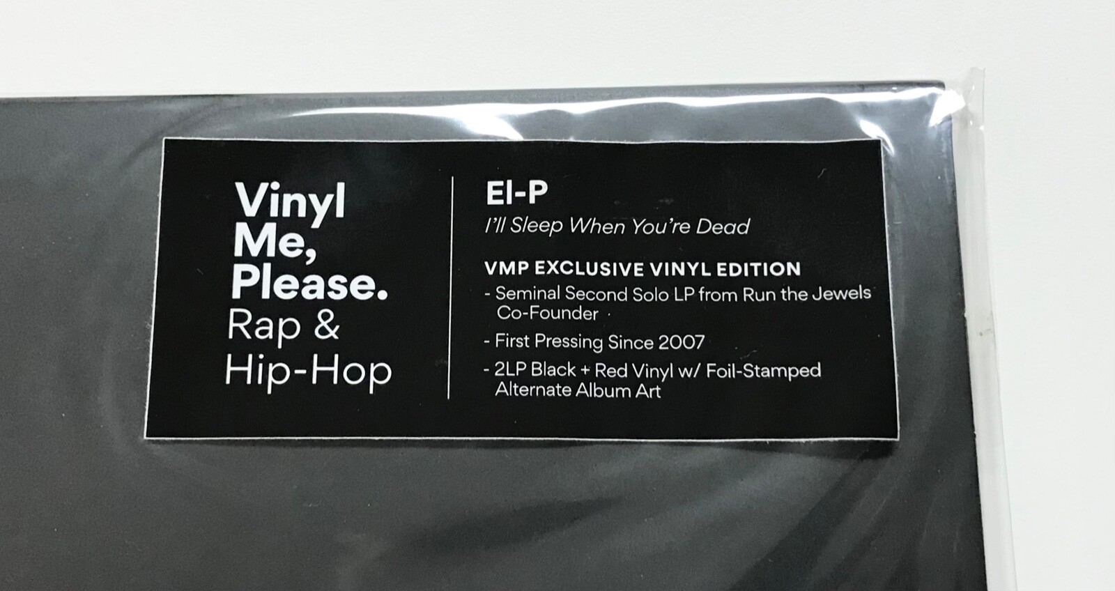 El-P: I’ll Sleep When You’re Dead (Red w/ Black Vinyl LP Record) Run the Jewels