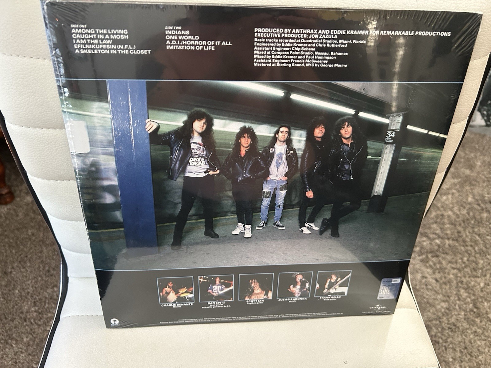 Anthrax Among the Living Reissue LP Vinyl Universal Music Group