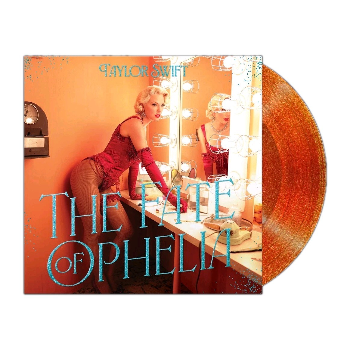 Taylor Swift – The Fate of Ophelia 7″ Vinyl (ORANGE GLITTER COLOR)