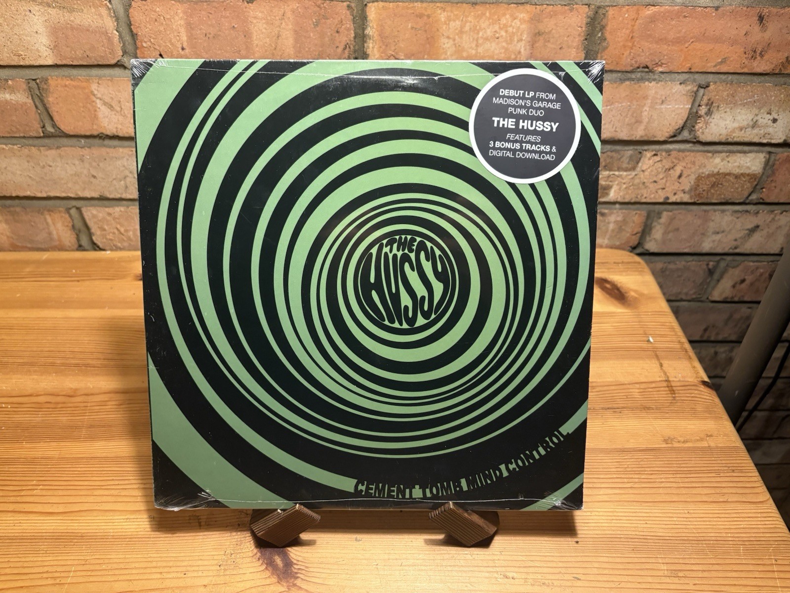 Hussy, Cement Tomb Mind Control vinyl Record 12″ LP New And Sealed 2014