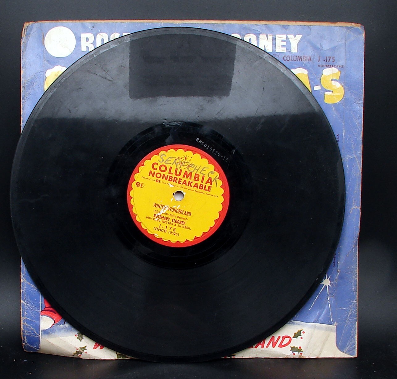 Rosemary Clooney – Winter Wonderland / Christmas – record & sleeve