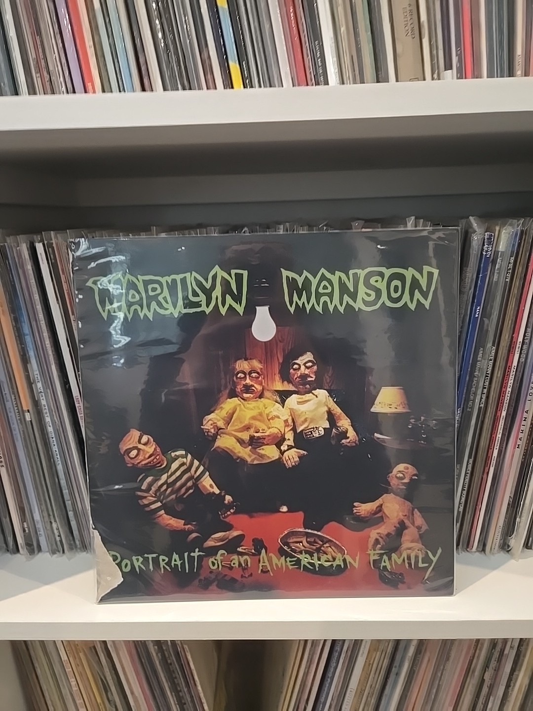 Marilyn Manson – Portrait Of An American Family 2009 Green – Vinyl Record LP