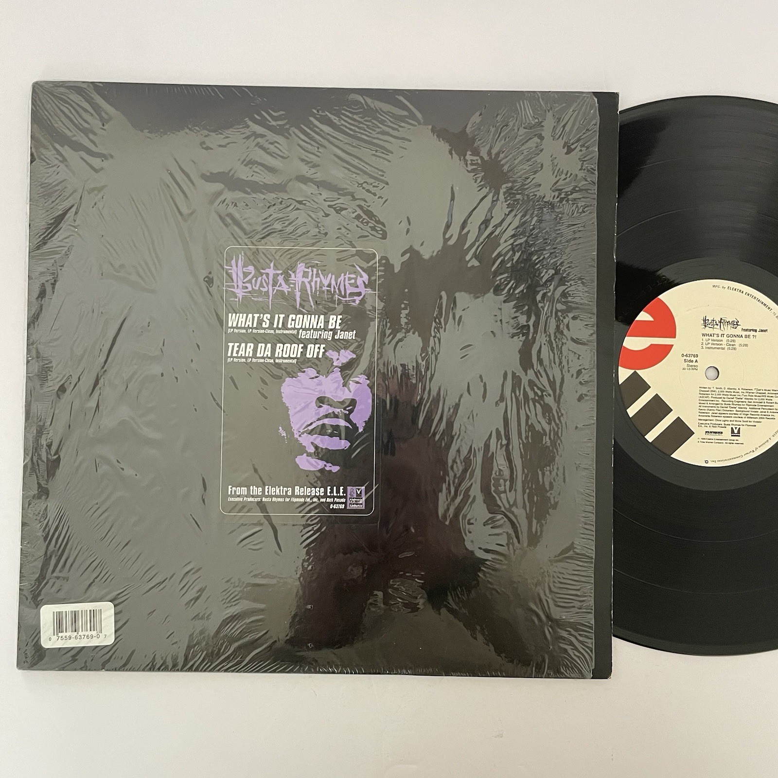 Busta Rhymes – What’s It Gonna Be / Tear Da Roof Off 12-Inch Shrink VG+