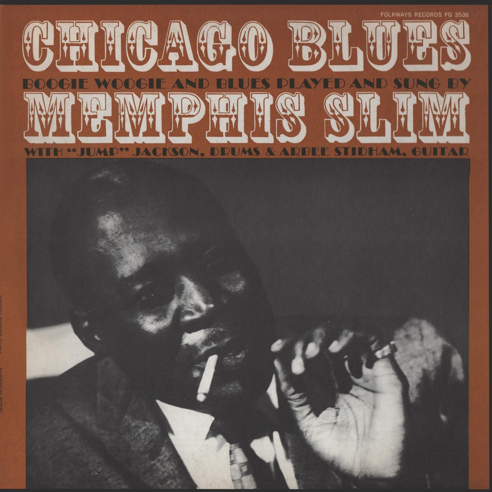 Memphis Slim Chicago Blues Folkways Records – FG 3536 Original Pressing 1961 LP