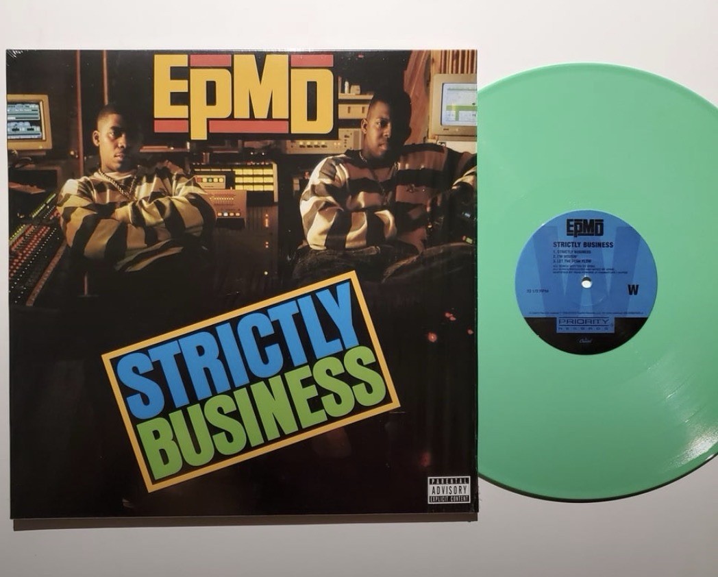 EPMD Strictly Business Priority Records Spring Green Vinyl Double LP *Sealed*