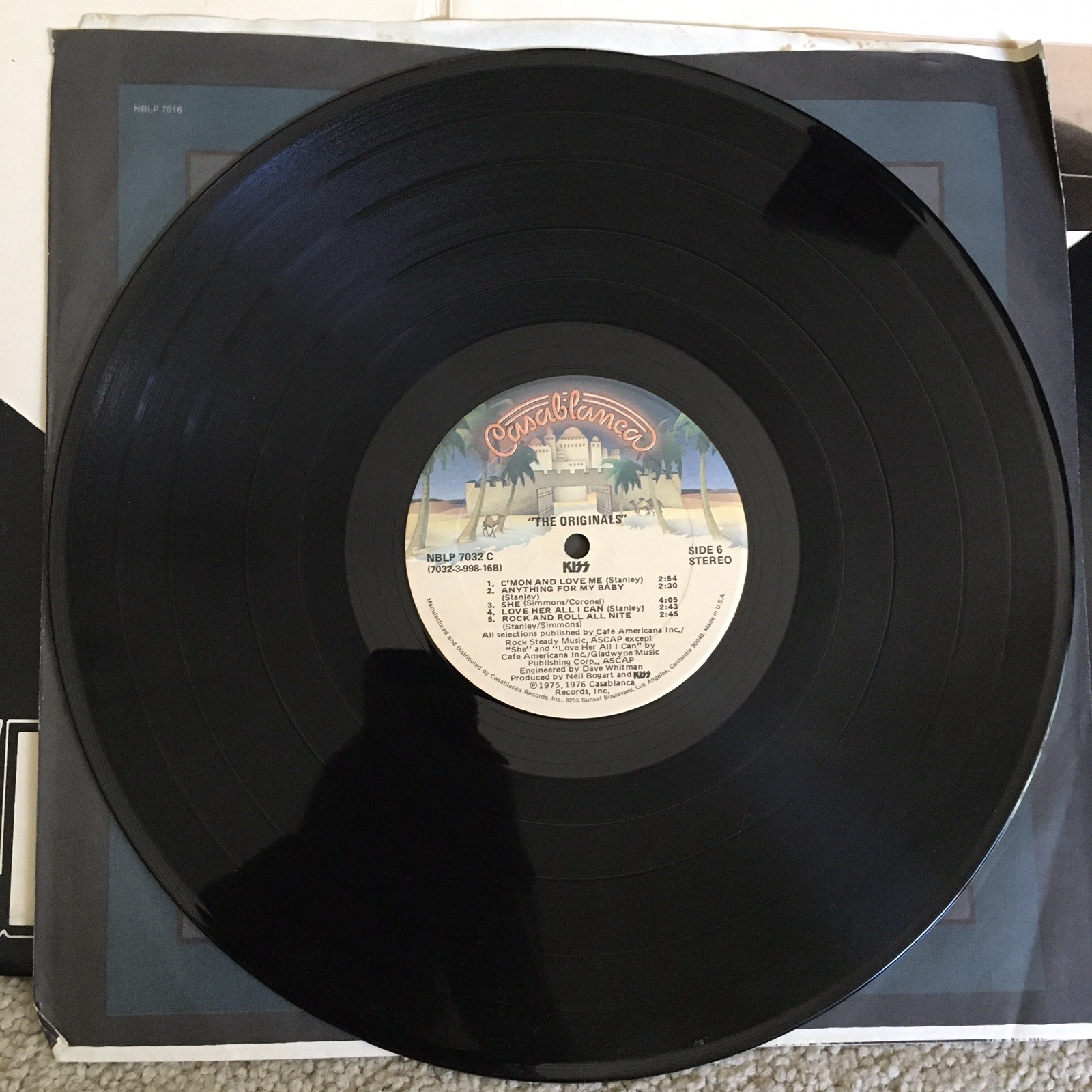 KISS – THE ORIGINALS, 3 LP records, 1st Press 1976, NBLP-7032 – EX w/ Extras