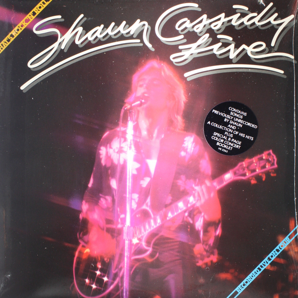 SHAUN CASSIDY Live: That’s Rock ‘N Roll – NEW SEALED 1979 LP RECORD Pop Rock
