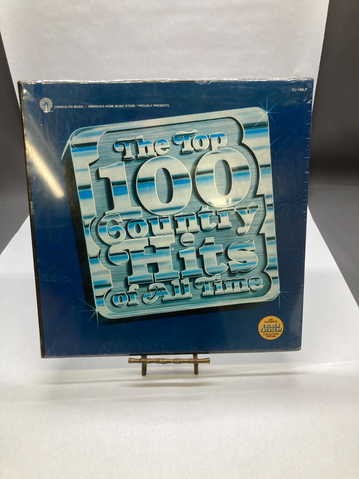 The Top 100 Country Hits of All Time Vinyl 5LP 1983 Candlelite Record CU-188LP