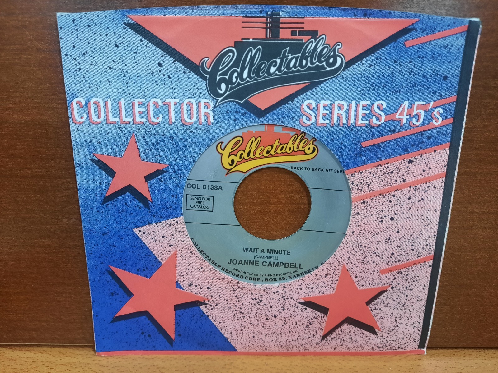 45 / Jo Ann Campbell / Reissue / Wait A Minute / Happy New Year Baby