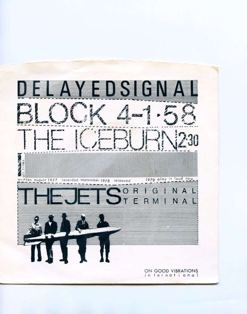VINYL 45 w/ Pic Sleeve The Jets – Original Terminal 1st UK PR VG++/NM- Punk
