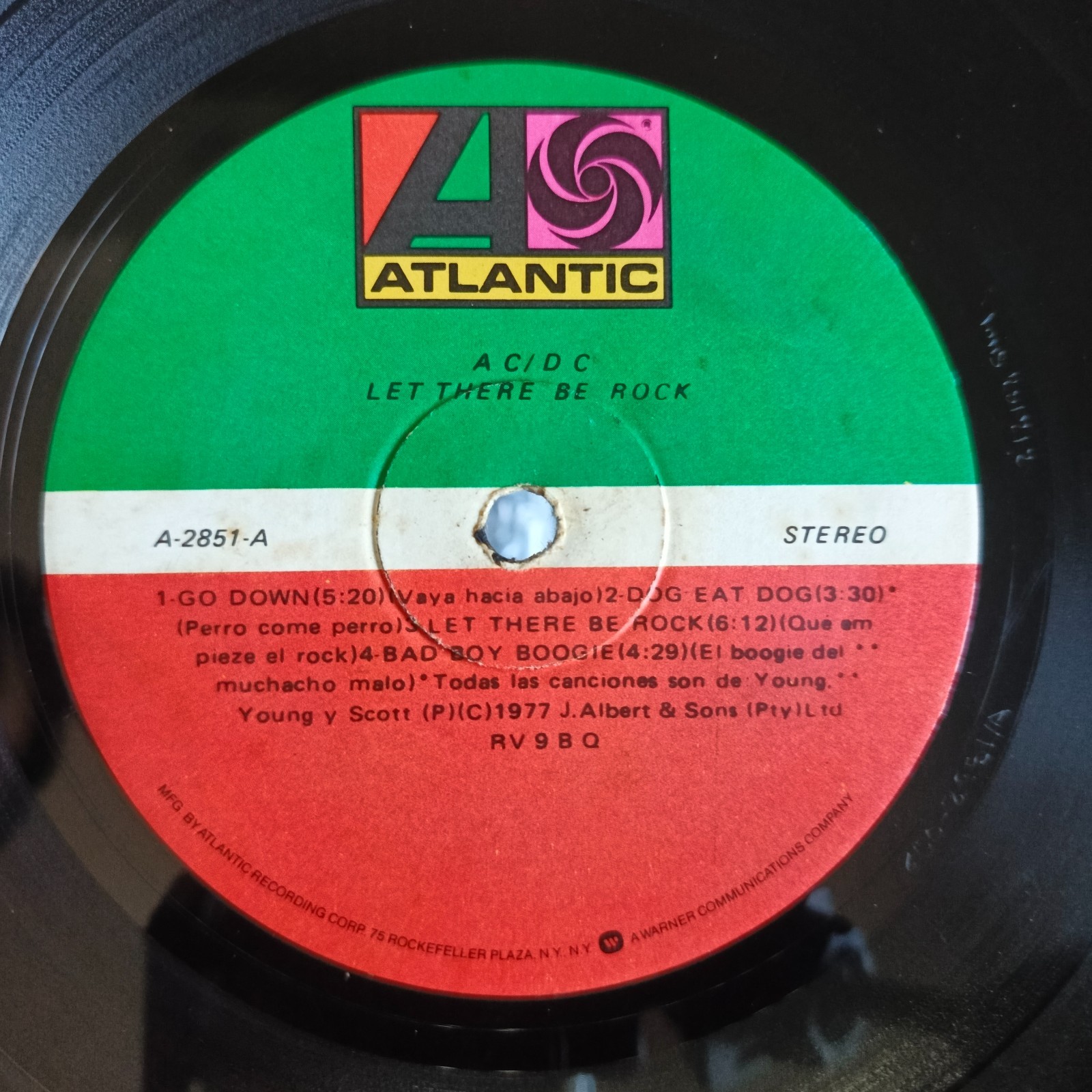 AC/DC – Let There Be Rock [1982] Vinyl LP Hard Rock Heavy Metal Atlantic
