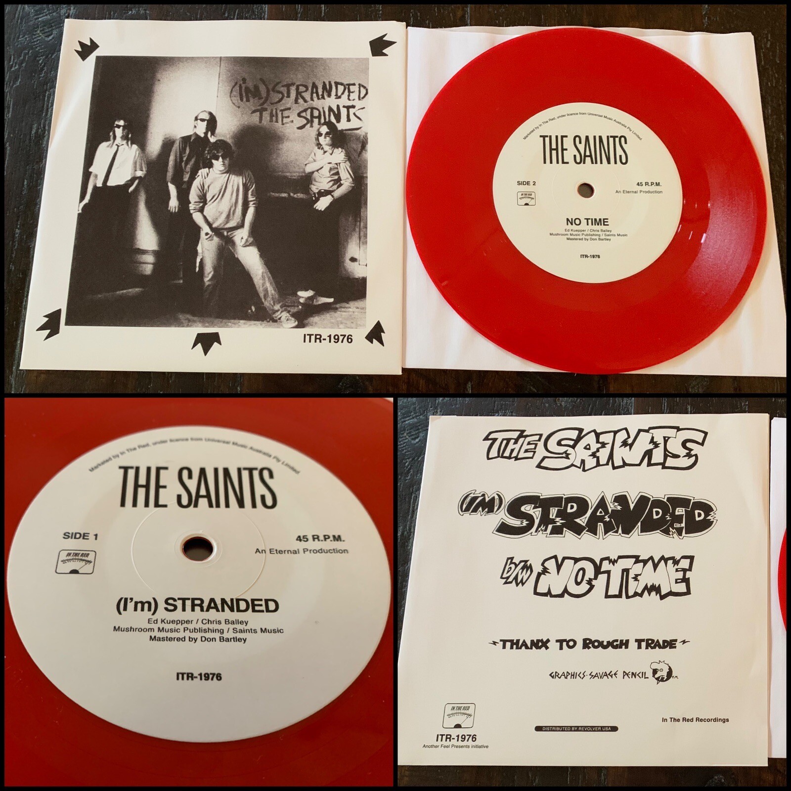 THE SAINTS (I’m) Stranded 7” Red Vinyl-The Scientists Radio Birdman The Victims