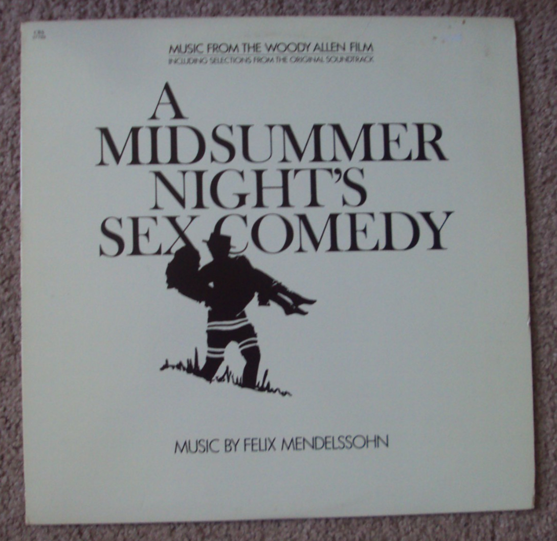 A MIDSUMMER NIGHT’S SEX COMEDY OST LP early-80’s Felix Mendelssohn Woody Allen