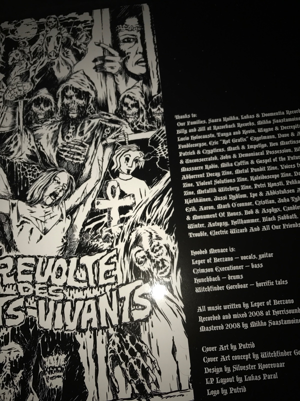 Hooded Menace Fulfill The Curse Lp Bolt Thrower Electric Wizard Autopsy Death