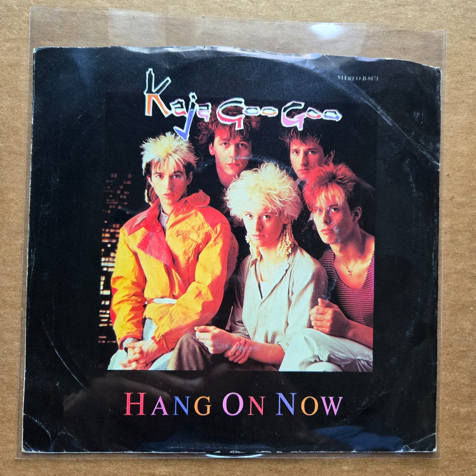 KAJAGOOGOO Hang On Now DJ PROMO 45 7″ Vinyl Record NEW WAVE SYNTH POP