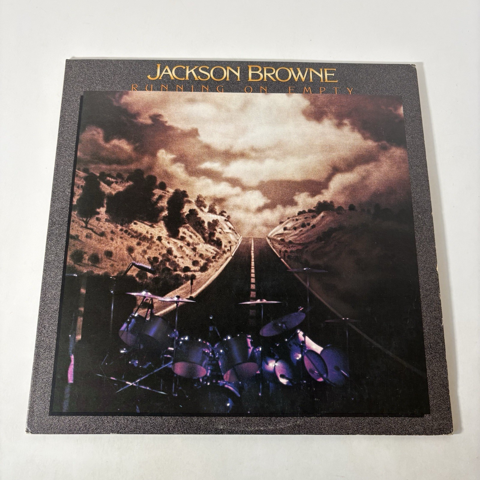 Jackson Browne Running on Empty LP Vinyl Record Asylum 6E-113 Booklet 1977 Album