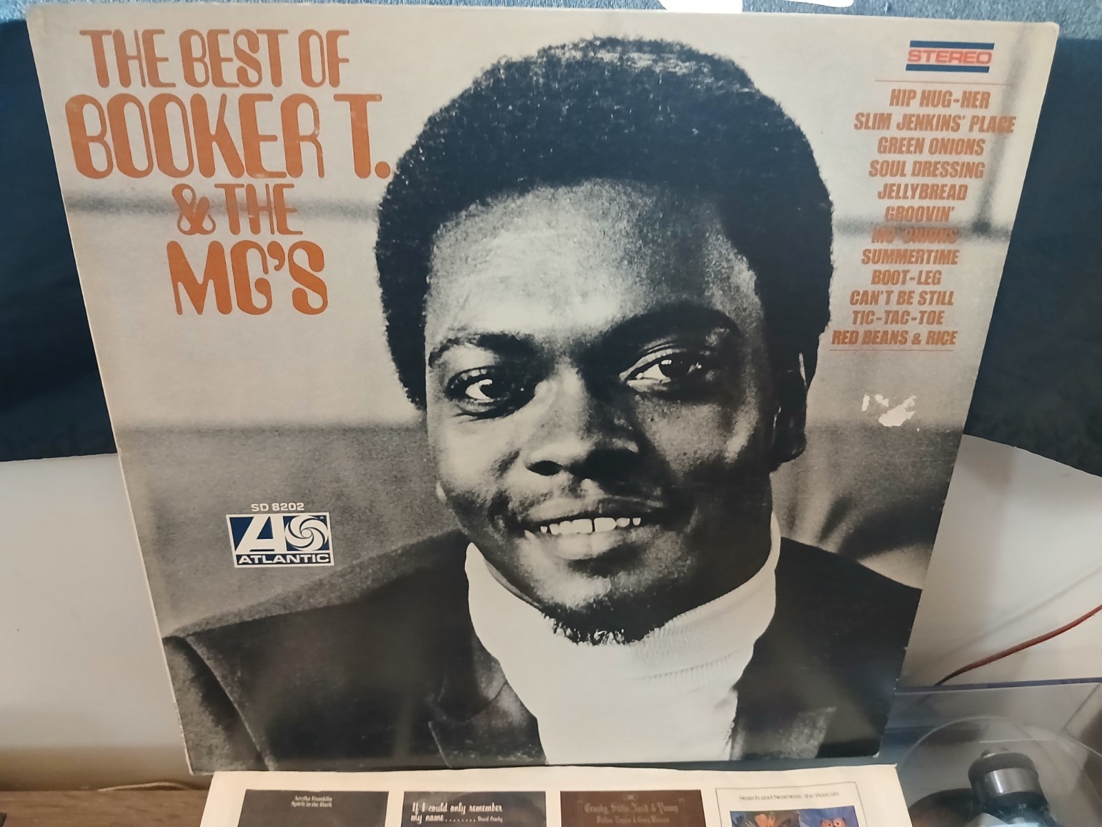 Booker T & MG’s Original Stereo Lp – Best Of Booker T & MG’s – Atlantic 1968
