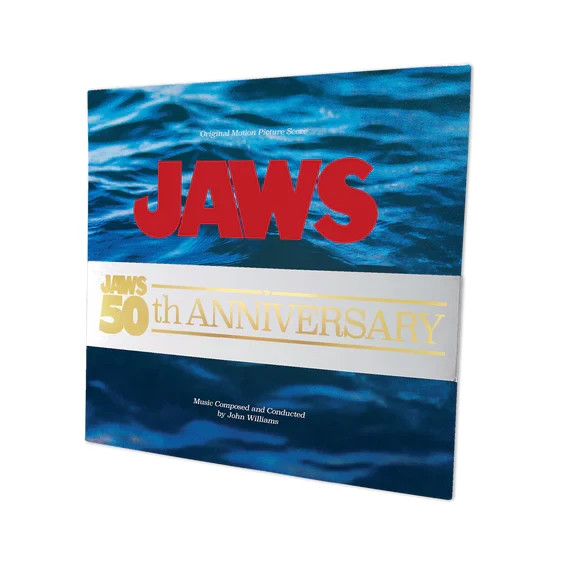 JAWS – OST – 2-LP BLOOD & WATER VINYL – 50TH ANNIVERSARY – JOHN WILLIAMS – NEW!