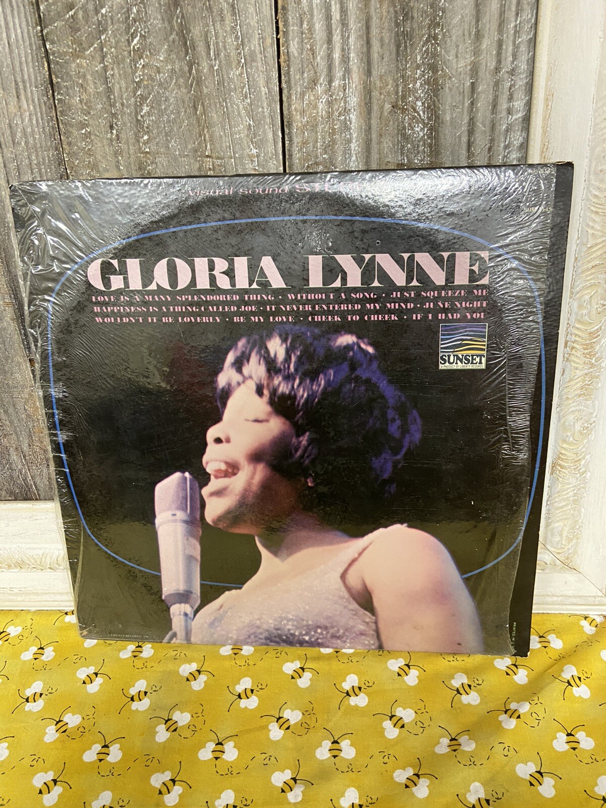 Gloria Lynne Self Titled Sunset Stereo Soul Funk Jazz Shrink LP Vintage Vinyl