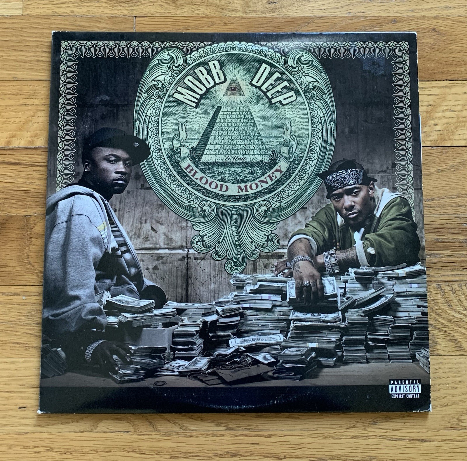 MOBB DEEP BLOOD MONEY VINYL RECORD LP 2LP INTERSCOPE RAP G-UNIT 50 CENT OG 2006