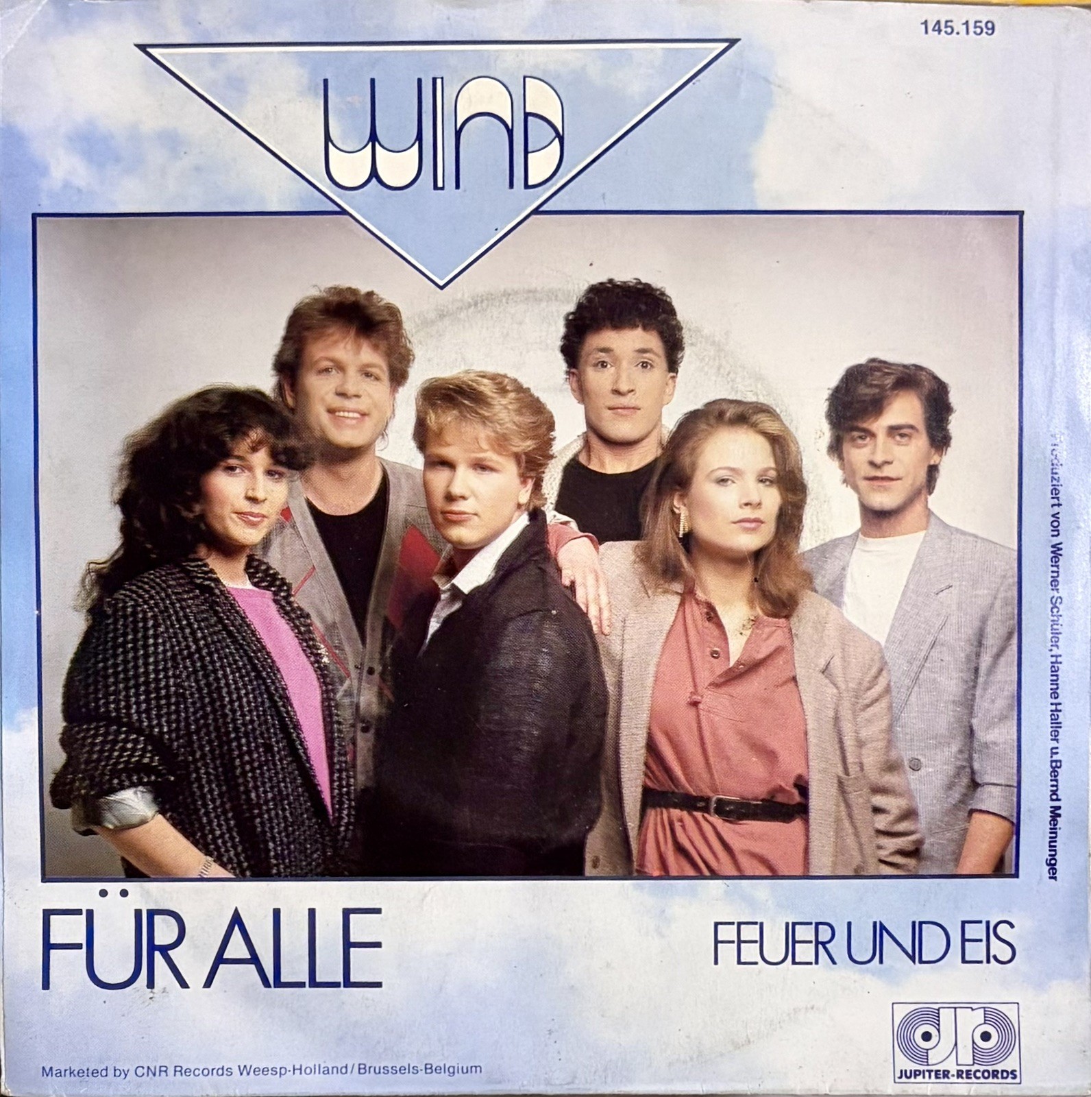 Eurovision GERMANY 1985 WIND Fur Alle – 7″ single