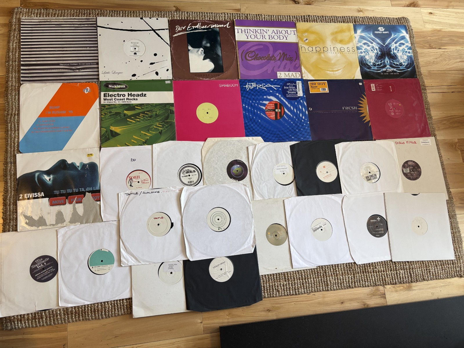 30x 12″ vinyl records mixed joblot, House etc