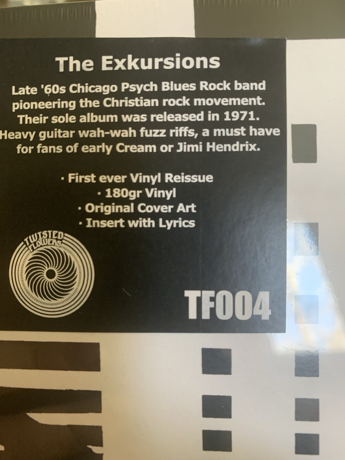 THE EXKURSIONS “SAME” NEW 180 GRAM REISSUE OF CHRISTIAN ROCK BLUES