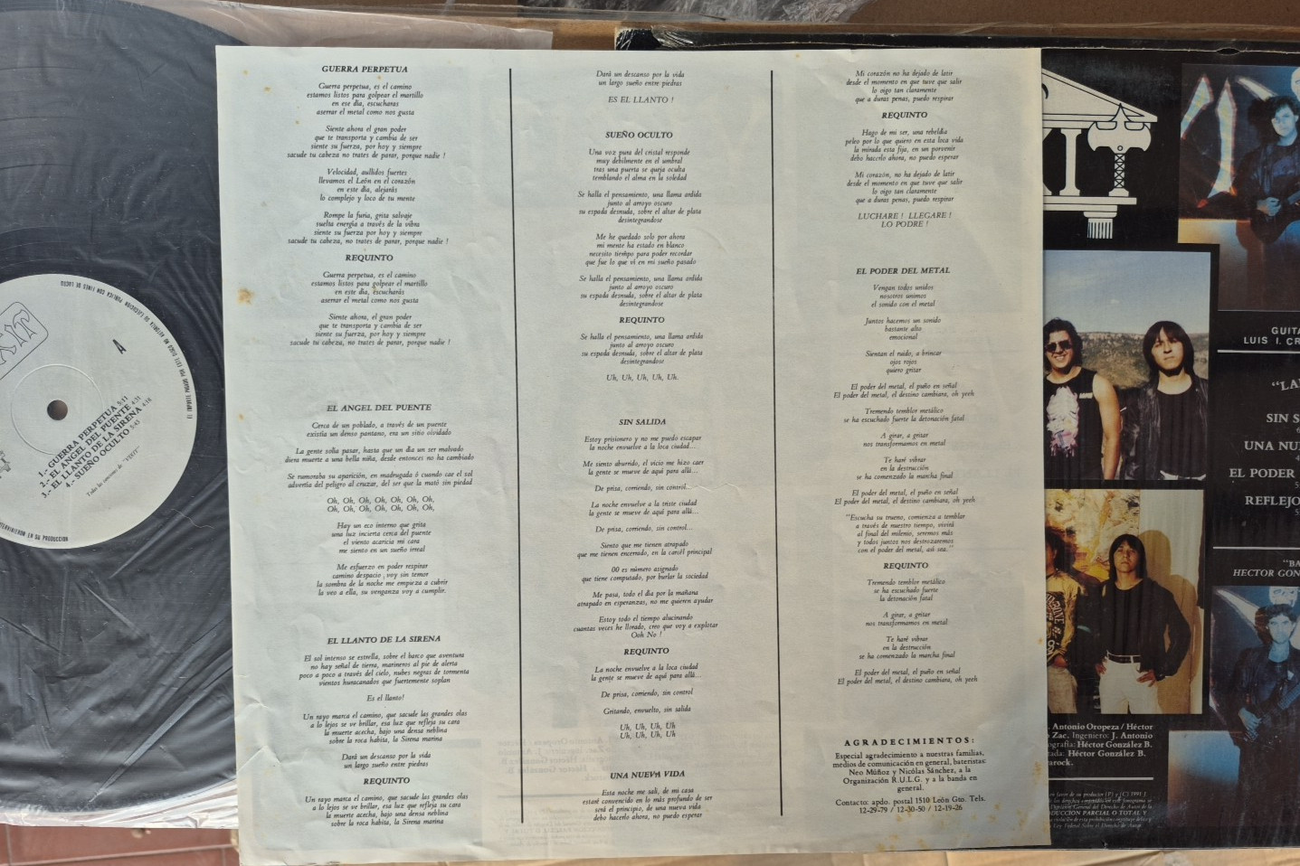 VIXIT – El PODER DEL METAL – LP VINILE 33 GIRI MEXICO