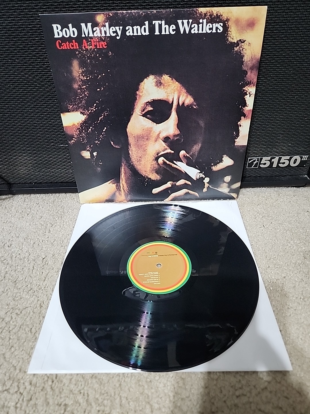 Bob Marley And The Wailers Catch A Fire Lp Vinyl 2009 Rare Tuff Gong Press NM-