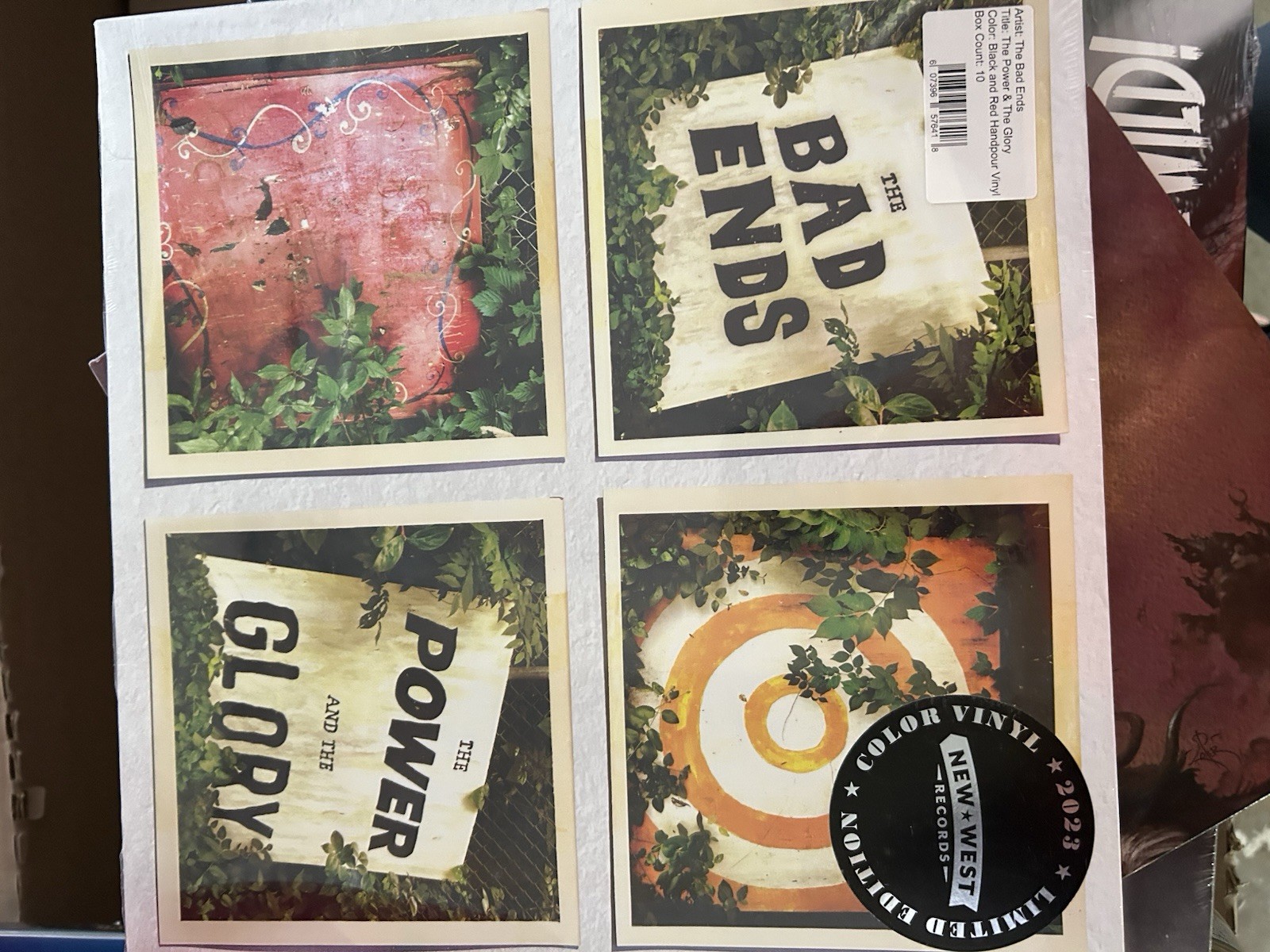 Bad Ends The Power and the Glory LP Colored Vinyl Limited Edition New West 2023