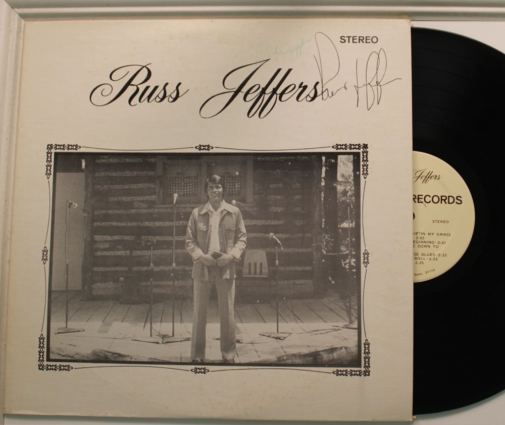 Russ & Becky Jeffers Autographed Lp At Opryland On Lee-Ann – Vg+ To Vg++ / Vg++