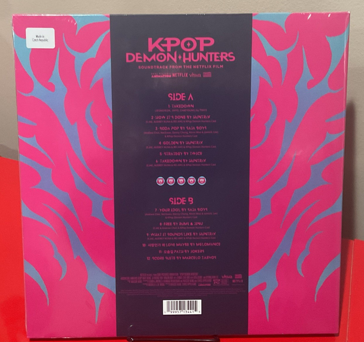 KPop Demon Hunters Soundtrack (Vinyl LP, RSD 2026 Saja Boys Edition) New Sealed