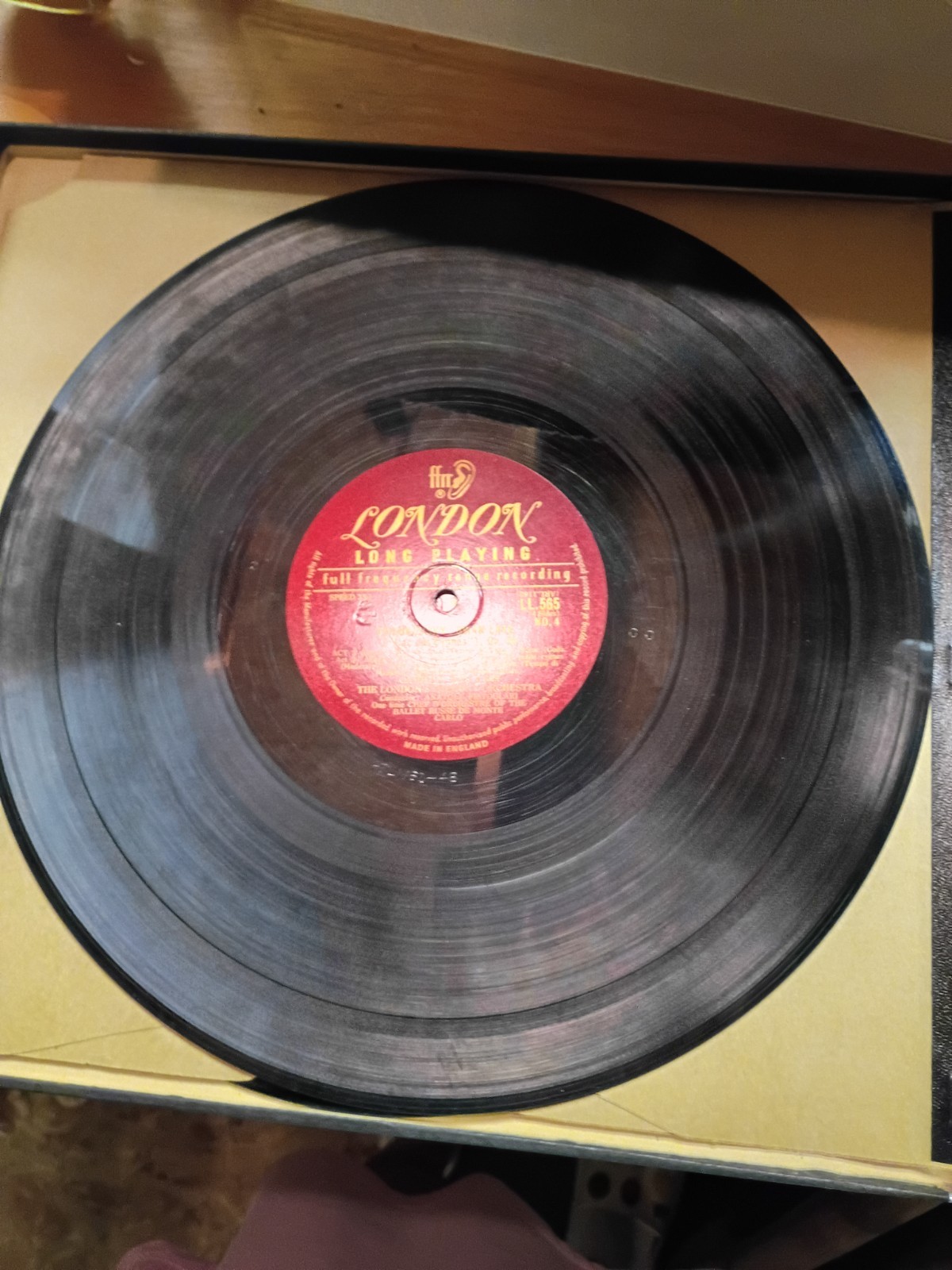 swan lake long playing microgroove full frequency range recording