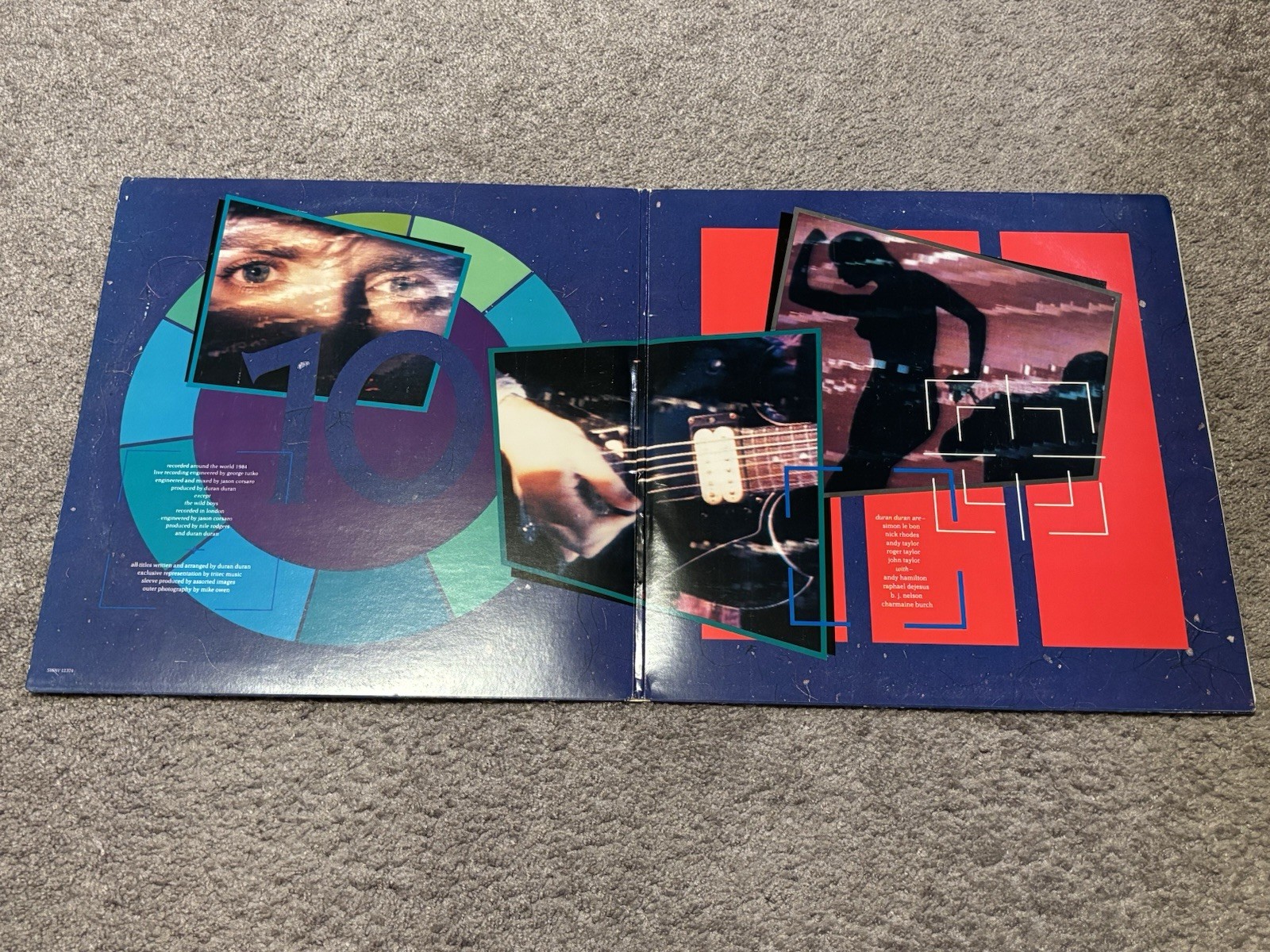 Duran Duran Arena 1984 Capitol Records New Wave Pop Rock 12” Vinyl w/Booklet