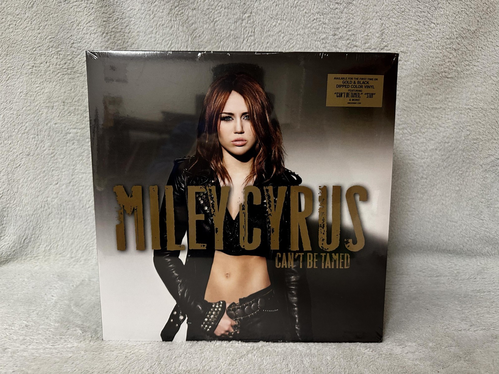 Can’t Be Tamed • Miley Cyrus • NEW/SEALED Gold & Blacked Dipped Colored Vinyl LP