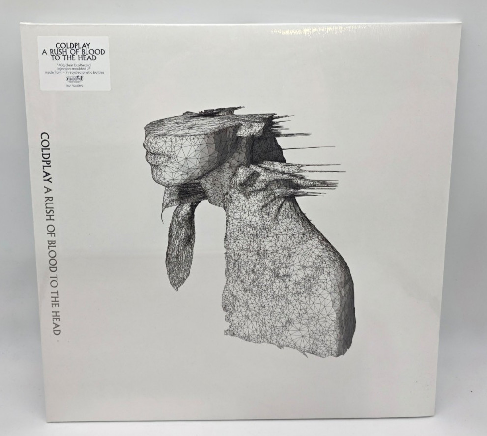 Coldplay – A Rush Of Blood To The Head – Clear LP Vinyl Record 12″ – NEW Sealed
