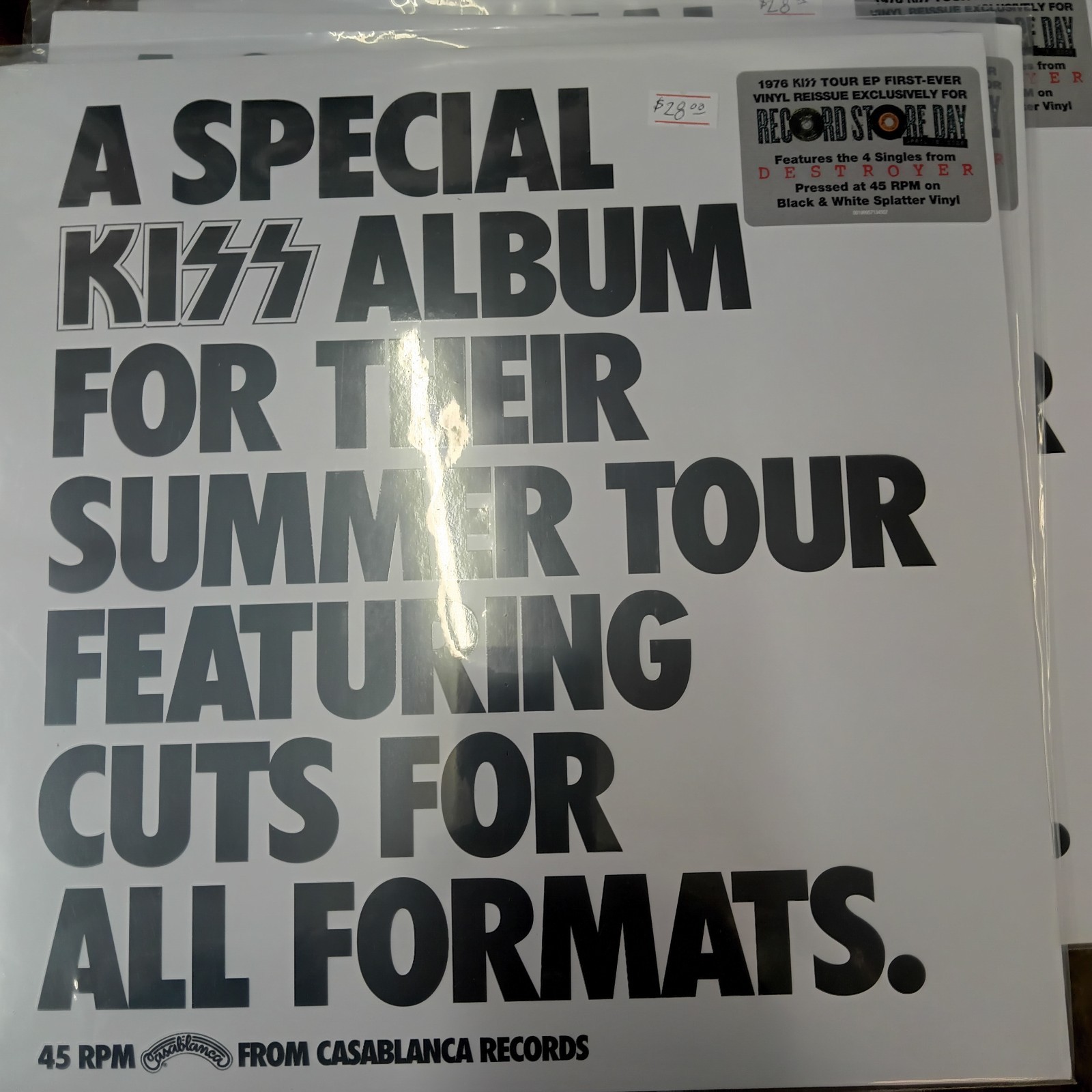 RECORD STORE DAY 2026 KISS / A SPECIAL KISS TOUR ALBUM RSD VINYL