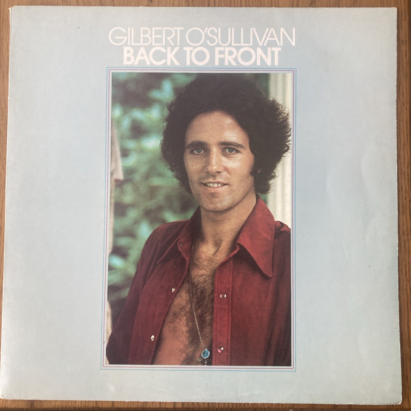 Gilbert O’Sullivan – Back To Front Vinyl LP (1972, MAM-SS 502, EX/VG+)