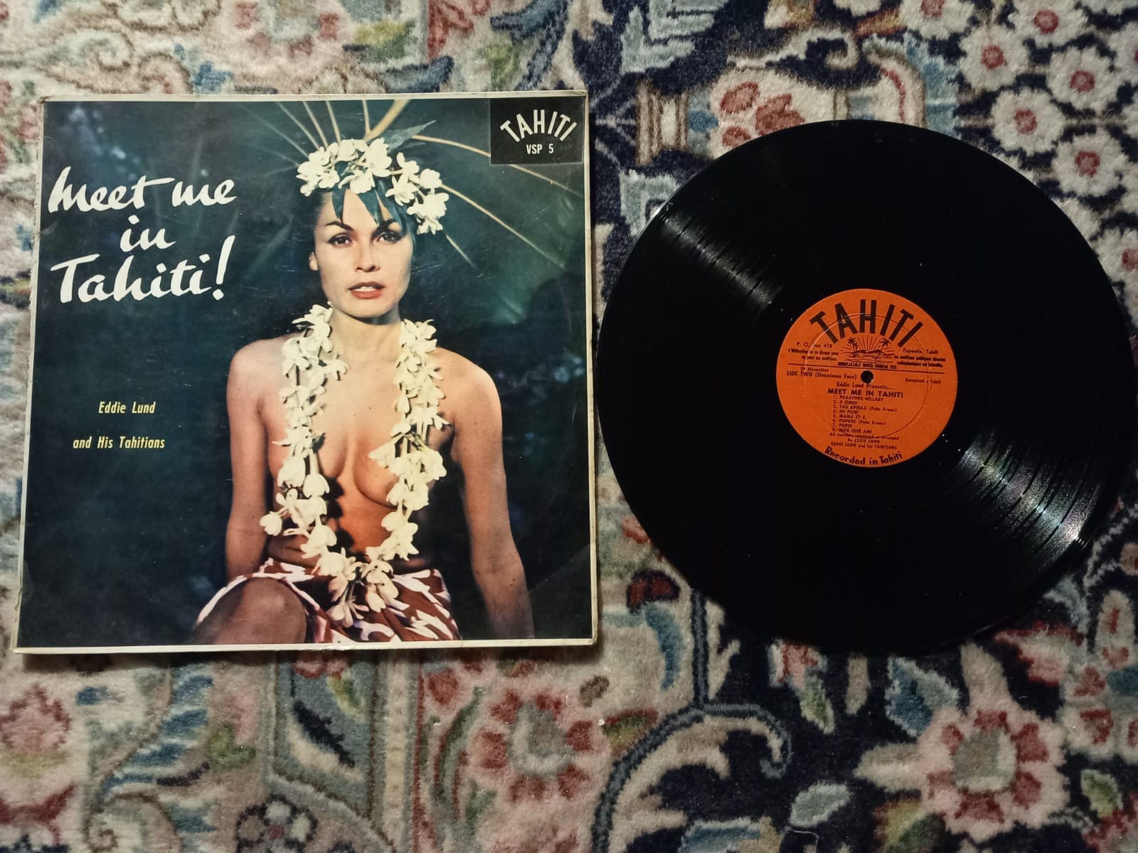 Vinile LP 33 Giri 12″ – Meet Me In Tahiti! – Eddie Lund – VSP 5