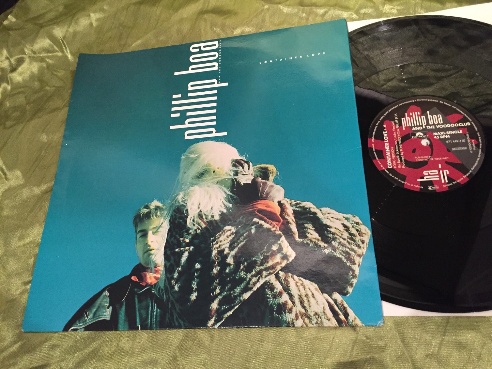 PHILLIP BOA & THE VOODOO CLUB Container Love POLYDOR 1989 12″ MAXI NEAR MINT
