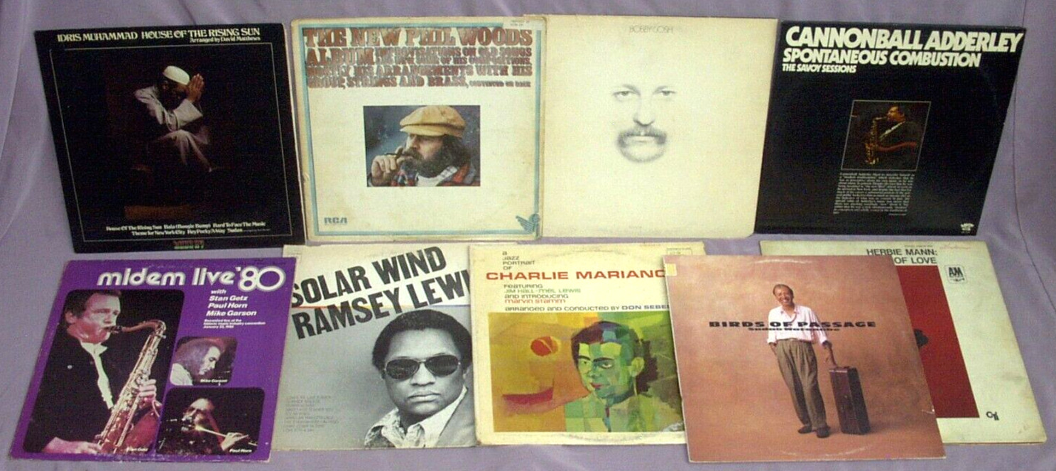 LOT 9 JAZZ ALBUMS/1960s/70s/INSTRUMENT/FREE IMPROVISATION/R&B SWING AVANT GARDE