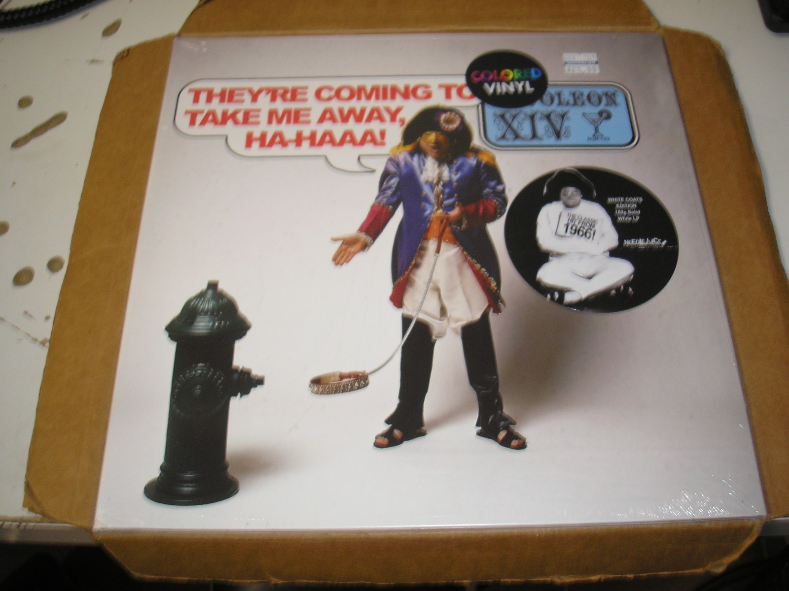 Napoleon XIV – They’re Coming To Take Me Way Ha-Haa! LP new sealed white vinyl