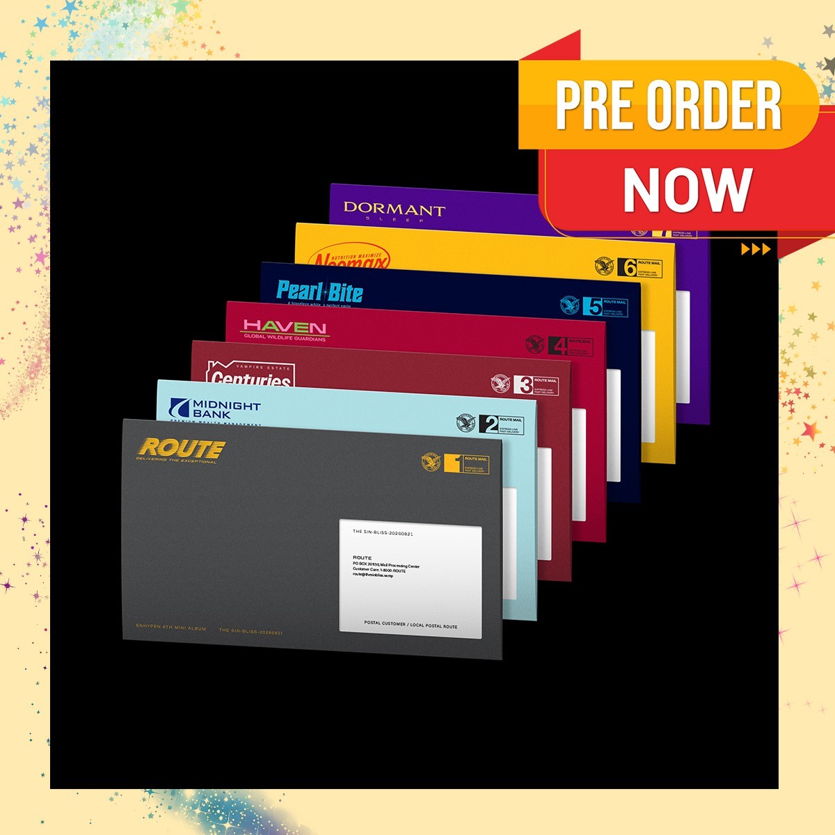[POB] ENHYPEN THE SIN : BLISS 8th Mini Album ENGENE Ver (Member Selection / Set)