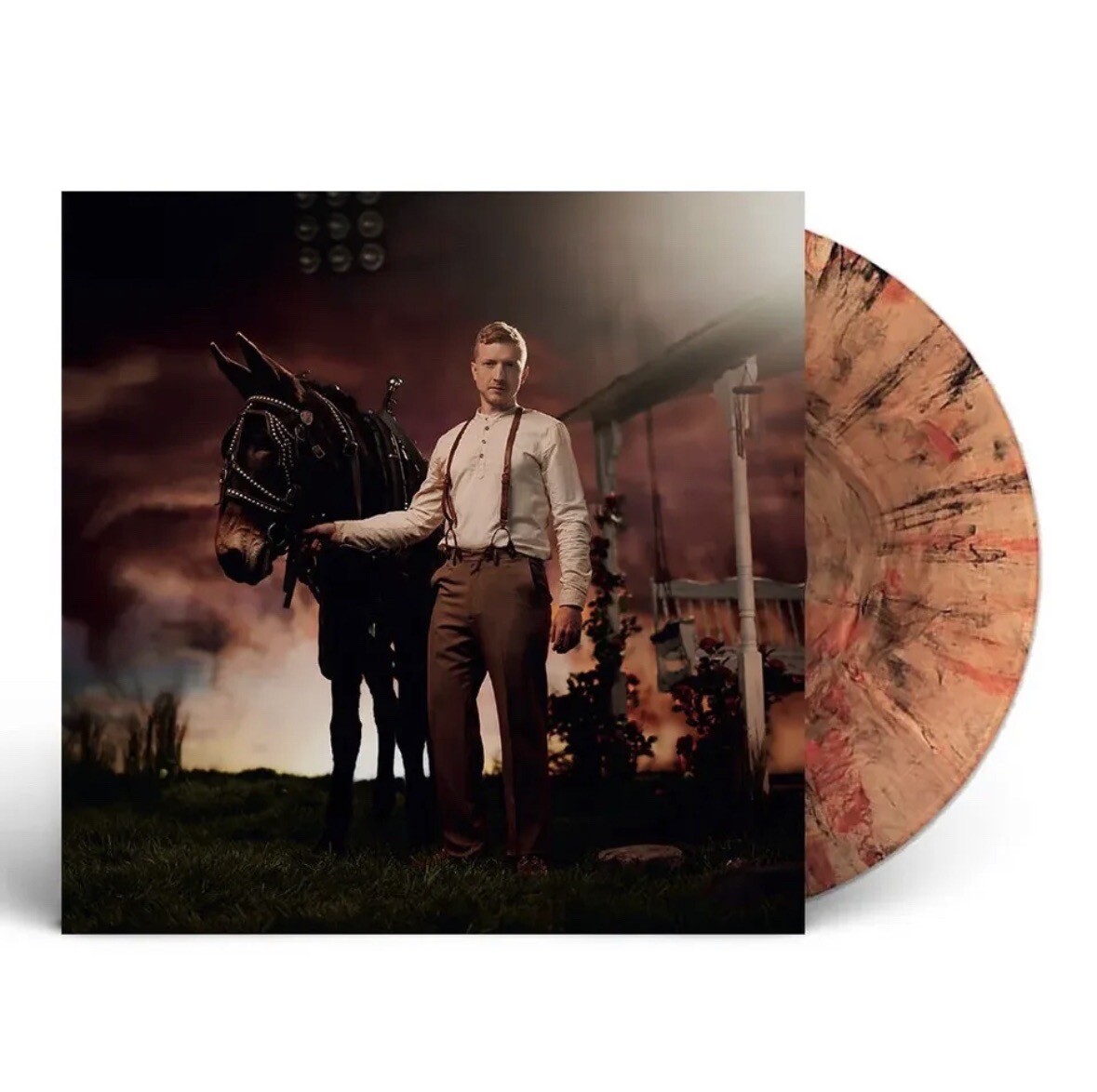 Tyler Childers Rustin’ In The Rain Rust Edition Vinyl T-Shirt Box Large New