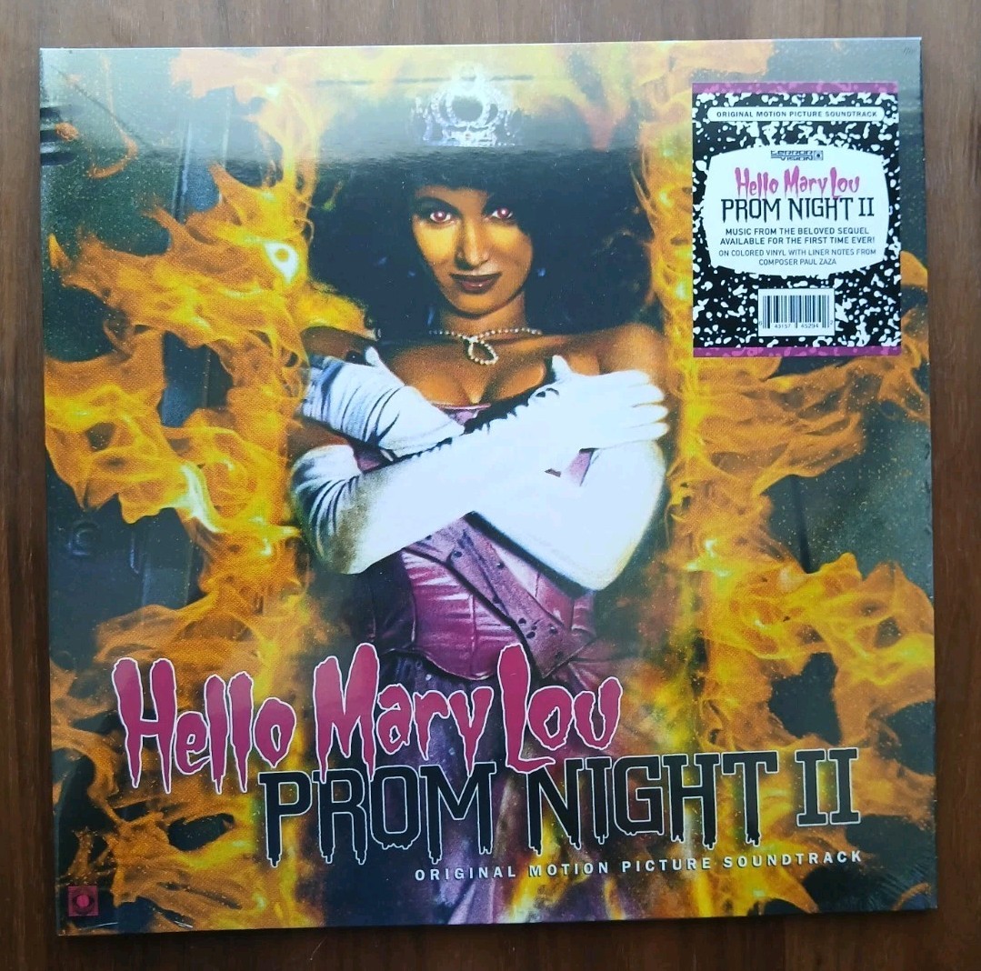 *NEW SEALED-Hello Mary Lou Prom Night II-Soundtrack by Paul Zaza, colored vinyl