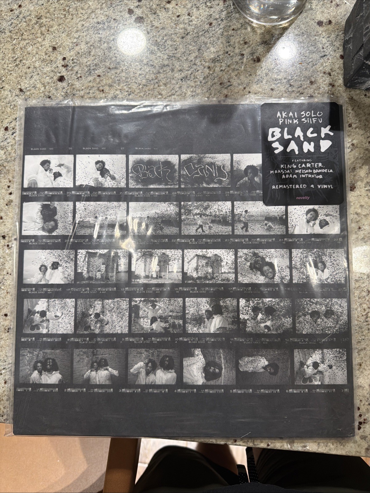 Akai Solo Pink Siifu “Black Sand” Silver/Black Ice With White Splatter Vinyl LP